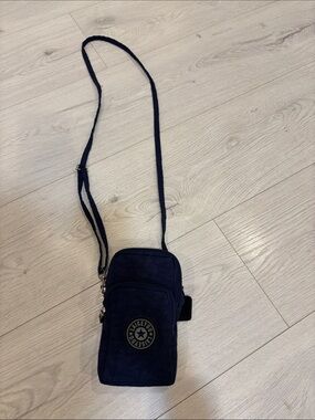 Unbranded Navy Small Crossbody Belt Bag with Patch Detail